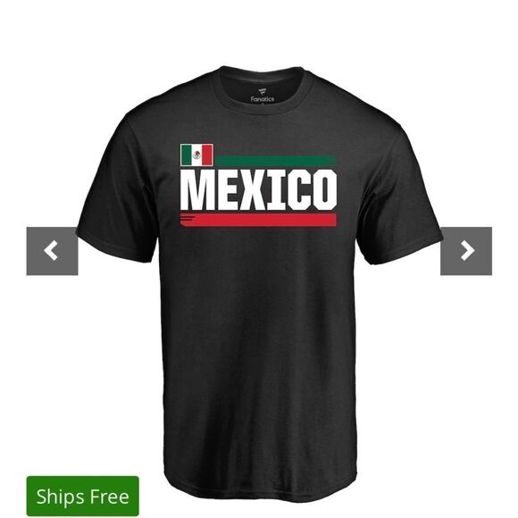 Mexico Personalized Name & Number T-Shirt - Black XL Lozano 8 NWT - Picture 1 of 4